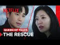 Kim Soo-hyun Rescues Kim Ji-won | Queen of Tears | Netflix Philippines