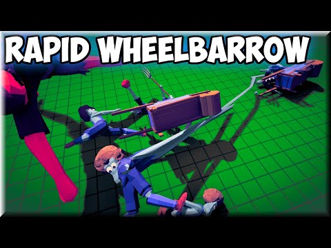 Deja Vu! Rapid Wheelbarrow vs Every Faction - TABS MODS GAMEPLAY