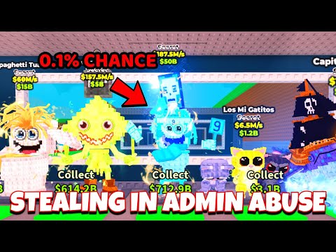 [😱] I STOLE INSANE SECRETS During ADMIN ABUSE... 🔥 (Steal A Brainrot)
