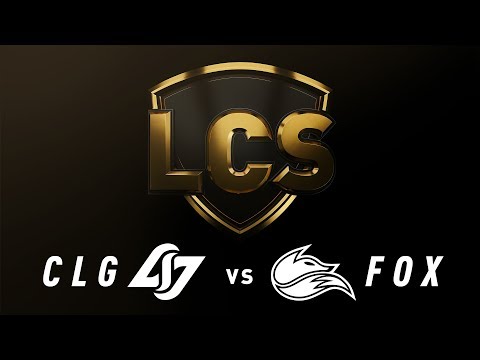 CLG vs. FOX - Week 9 Day 2 | LCS Spring Split | Counter Logic Gaming vs. Echo Fox (2019)
