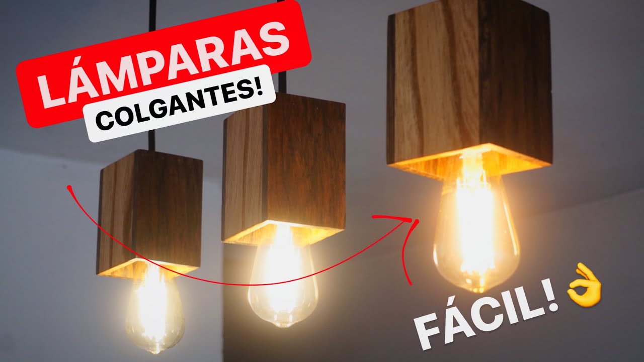 Watch LÁMPARAS COLGANTES DE MADERA - PROYECTO MUEBLE. Now LÁMPARAS COLGANTES DE MADERA - PROYECTO MUEBLE.