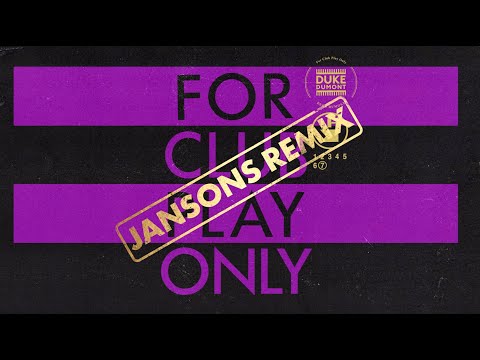 Duke Dumont, Kid Enigma - Let Me Dance (Jansons Remix / Audio)