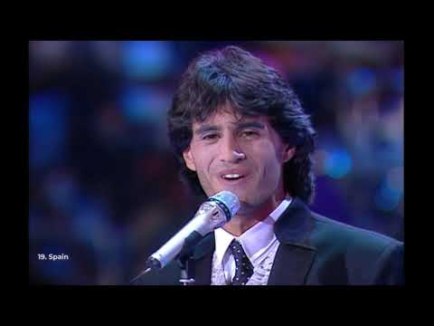Spain 🇪🇸 - Eurovision 1991 - Sergio Dalma - Bailar Pegados