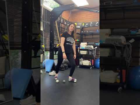 Releasing Foot Fascia with Lacrosse Ball