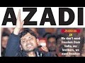 Kanhaiya Kumar Azadi Lal Salaam Song JNU Campus