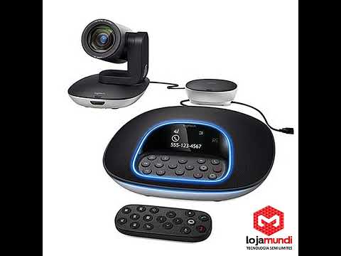 Video do produto Sistema de Videoconferência Logitech GROUP Full HD 1080p USB com Câmera PTZ 10x e Viva-Voz Bluetooth