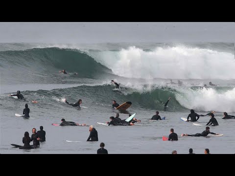 Surfing the perfect waves of Malibu