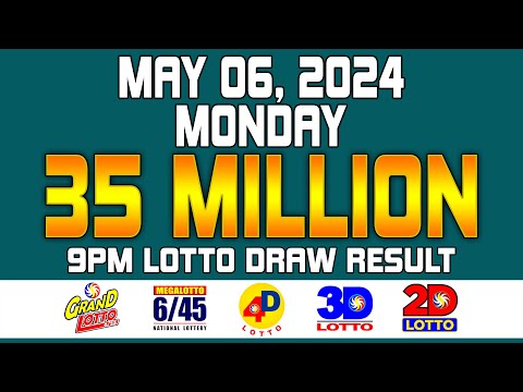 9PM Draw Lotto Result Grand Lotto 6/55 Mega Lotto 6/45 4D 3D 2D May 01, 2024