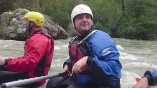 preview picture of video 'Tara River Rafting, Big Spring Water LVL - borderline river part between Montenegro and Bosnia'