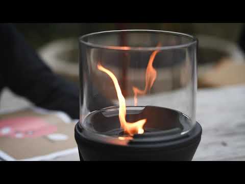 Denk Schmelzfeuer Outdoor CeraLava mit Lichtglas