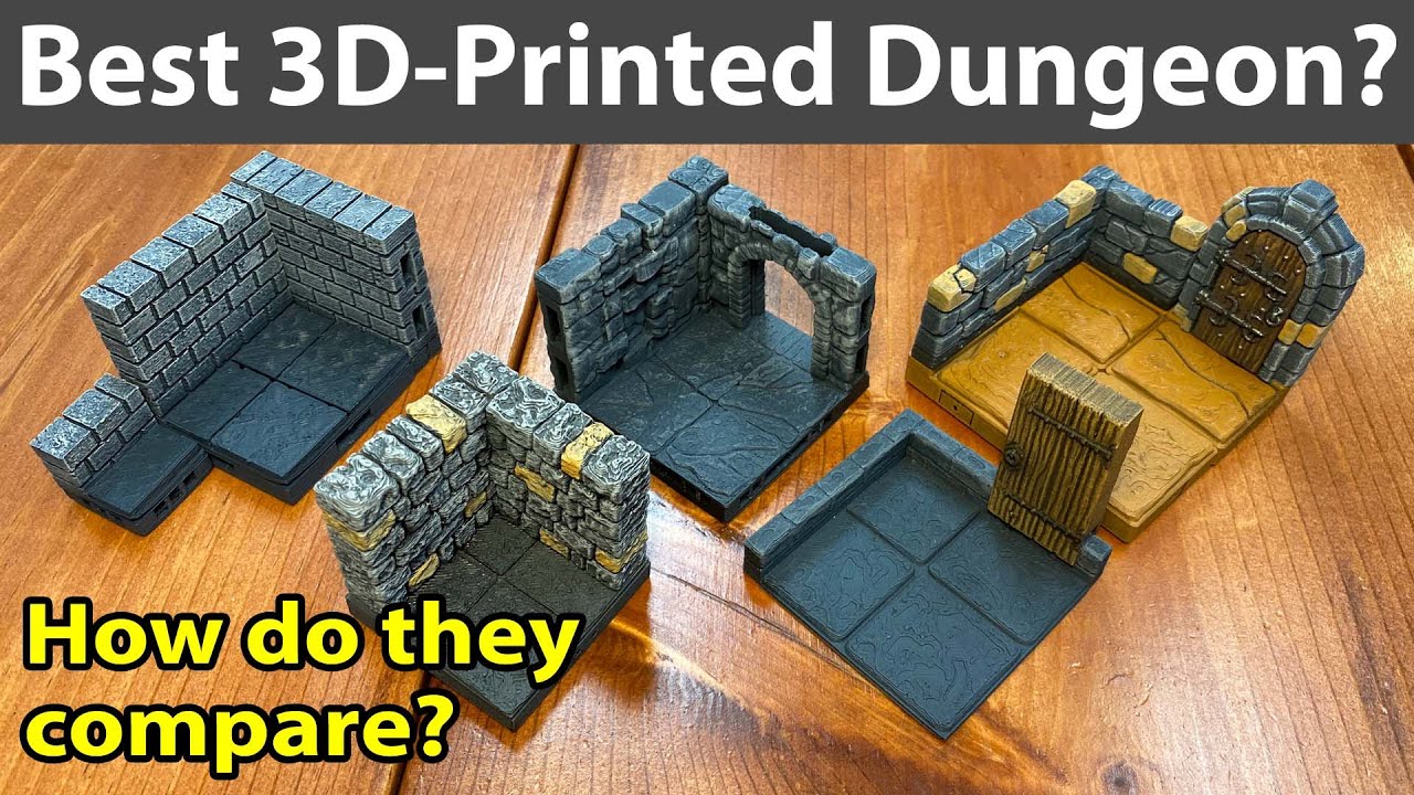 Which is the Best 3D-Printed Dungeon?