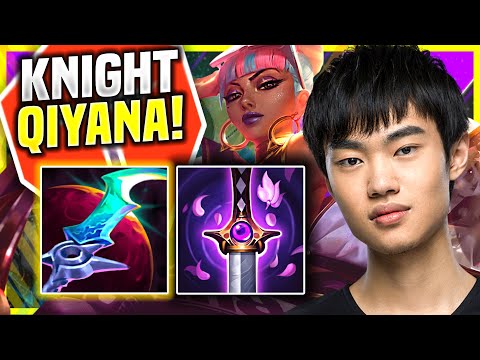 KNIGHT IS READY FOR QIYANA WITH NEW ITEMS! - TES Knight Plays Qiyana Mid vs Akali! | Preseason 11