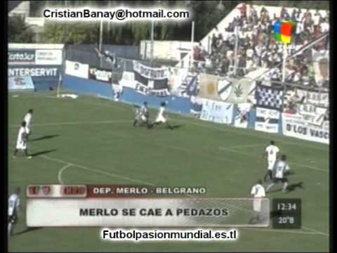 Deportivo Merlo 0 Belgrano de Cordoba 2 Torneo Nacional b 2010-11 los goles