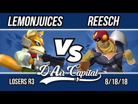 D-Air Capital 8 - Lemonjuices (Fox) Vs. Reesch (Cpt.Falcon) - Losers R3