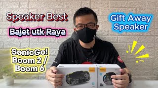 Speaker murah terbaik bawah RM100 tapi POWER! SonicGear SonicGo! Boom 2 / Boom 6 Malaysia