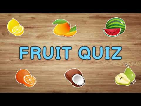 Tappable Fruit Quiz