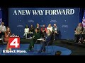Liz Cheney campaigns with Kamala Harris in Royal Oak