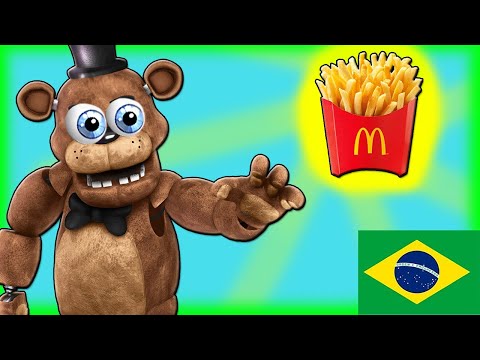 Animatronics de FNAF e Suas COMIDAS FAVORITAS Parte 2 - Five Nights At Freddy's PT-BR