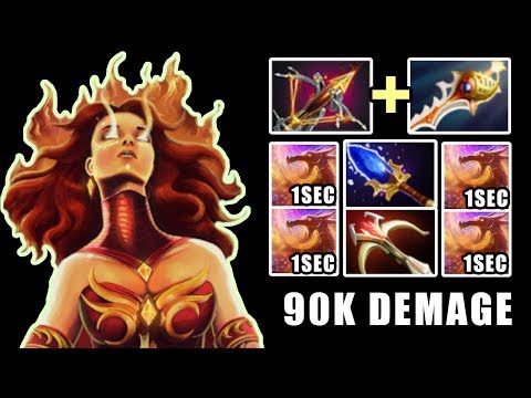 30LVL Lina Divine Rapier + Ballista + Daedalus VS Lifestealer Crazy Demage Epic Gameplay Dota 2 7.23