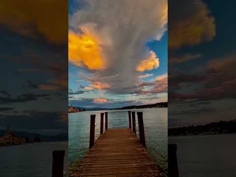 Salò ,Garda lake                                  #sunset #tramonti #lake #italy #lagodigarda #style