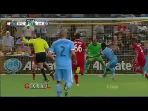 Gol d stiven Mendoza New York City vs Chicago fire