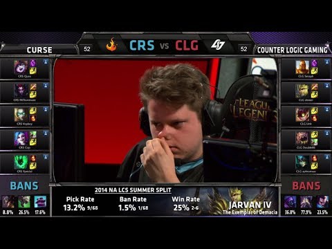 Curse vs CLG | S4 NA LCS Summer split 2014 SuperWeek 7 Day 3 | CRS vs CLG W7D3 G1 Full game HD