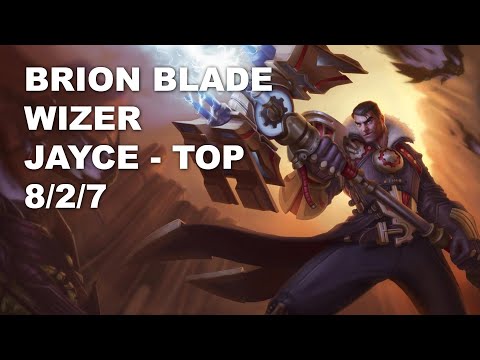 BRION BLADE Wizer Top Jayce vs Ornn - KR Challenger Rank Game 10.7
