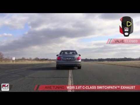 AWE Tuning Mercedes-Benz W205 C300 SwitchPath™ Exhaust