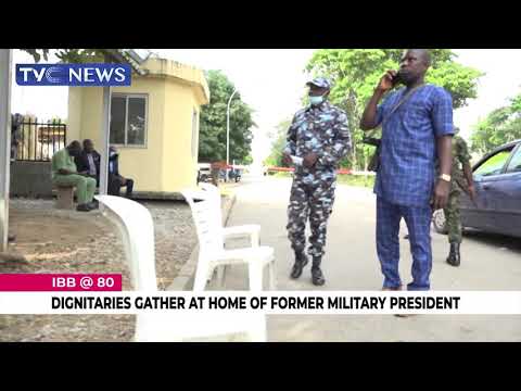[VIDEO] Dignitaries gather at Home of Formal Military's President Ibrahim Babangida
