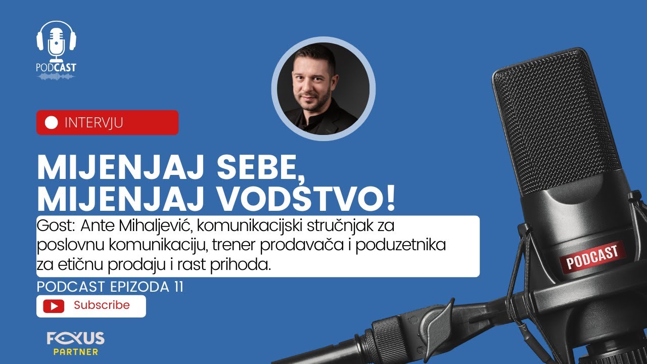 Podcast #11 / Gost Ante Mihaljević: Kako poboljšati poslovnu komunikaciju?
