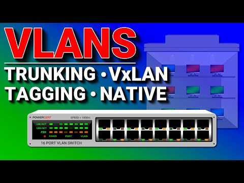VLANs, Tagging, Trunking, VxLAN, & Native VLAN