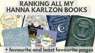 RANKING all my Hanna Karlzon books + favourite and least favourite pages