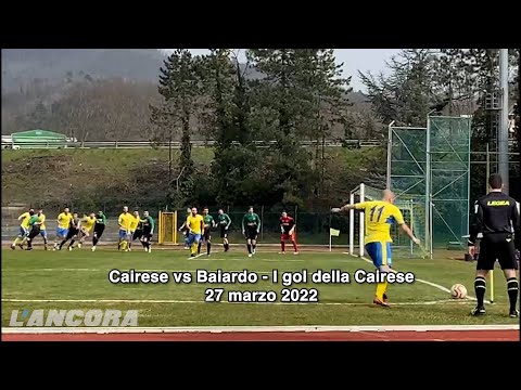 Calcio - Cairese vs Baiardo, i gol della Cairese