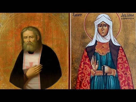 2014.01.15. St. Seraphim of Sarov. St. Juliana of Lazarevo. Sermon by Archpriest Victor Potapov