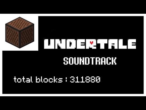 Undertale FULL OST with Minecraft noteblock [Minecraft Noteblock Song]