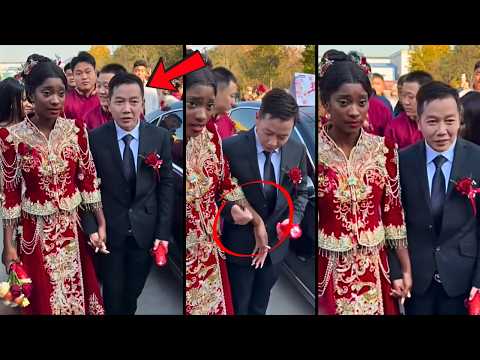 Ce que ce Chinois a fait à sa fiancée africaine le jour du mariage a choqué tout le monde...