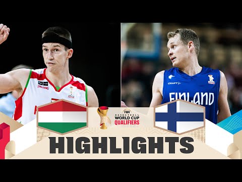Hungary 🇭🇺 v Finland 🇫🇮 | Highlights | FIBA Basketball World Cup 2027 European Qualifiers