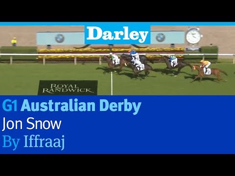 Jon Snow by Iffraaj wins the G1 Australian Derby at Randwick