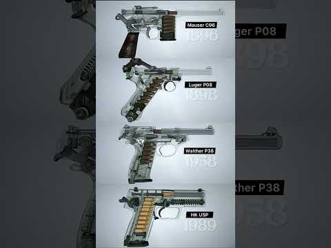 Evolution of the Germany pistols 1896-1989 🇩🇪