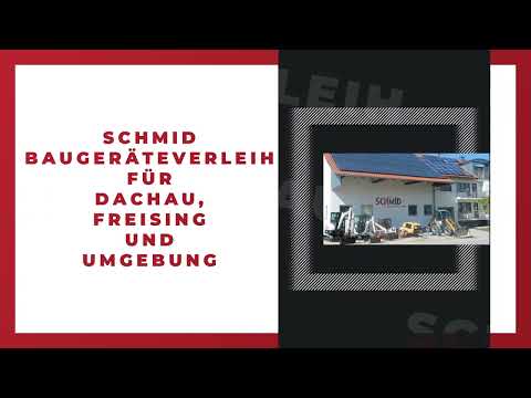 Schmid Baugeräteverleih YouTube-Vdeominiatur 4