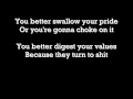 Green Day No Pride lyrics 