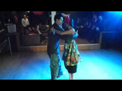 Ryszard and Monika Tango after class in Swansea 2013