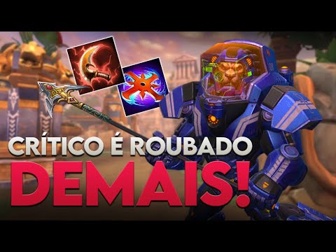 ANHUR/ONÚRIS ADC, CRÍTICO É OP DEMAIS NESSA BUILD! - ⚡ Smite BR Ranked Conquista