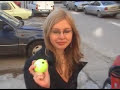 Unlock a car door with a tennis ball