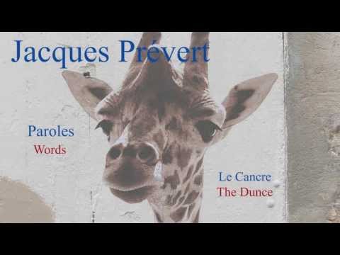 French Poem - Le Cancre by Jacques Prévert - Slow and Fast Reading