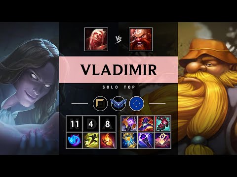 Vladimir Top vs Gragas - EUW Diamond Patch 25.16