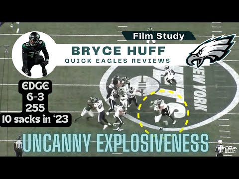 Philadelphia Eagles landed a complete EDGE TERROR in Bryce Huff!! | Film Review
