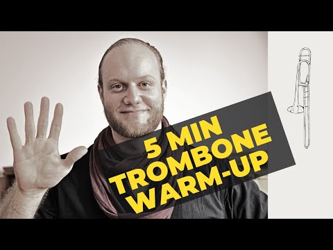 5 Min Trombone Warm Up for Beginners (with playback)