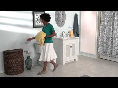 Portsmouth Single Hole Single-Handle High-Arc Bathroom Faucet 1.2 GPM with Lever Handle // POLISHED CHROME // YouTube Video