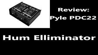 Video thumbnail for Pyle PDC21 PDC22 Hum, Hiss, Static, Ground Loop, Noise Eliminator  Review by Veliko Bekir